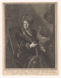 Portrett av gullsmed Johann Melchior Dinglinger av Johann Georg Wolffgang