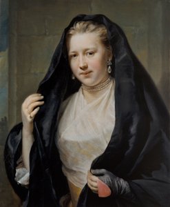 Portrett av en elegant dame