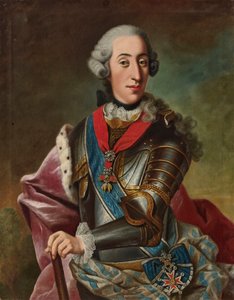 Portrett av prins Clement Frans av Bayern 1722-1770. av Johann Georg Ziesenis the Younger