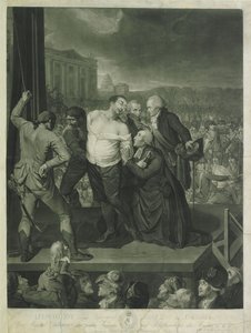 Louis XVI på stillaset, 1795. av Johann Gerhard Huck