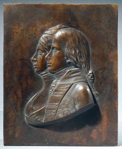Fredrik Vilhelm III. som kronprins med sin kone Luise von Mecklenburg-Strelitz