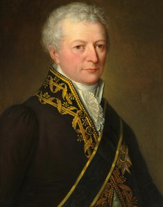 Portrett av grev Karl August von Hardenberg 1750-1822.
