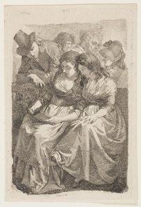 Kunstneren og hans familie av Johann Gottfried Schadow