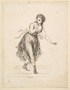 Woman Alone, fra serien The Dancing Pair Vigano.nd