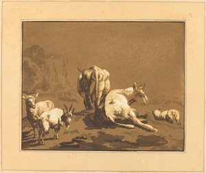 Kyr av Johann Gottlieb Prestel after Joseph Wagner