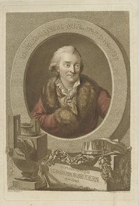 Portrett av Johann Friedrich Reinecke 1745-1787, 1788. av Johann Gottlob Seyffert