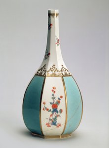 Kolbe, i form av en japansk sakeflaske, for Meissen-fabrikken, ca. 1725 (porselen)