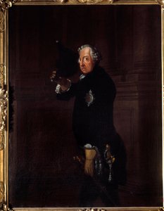 Portrett av Frederic II kalt Frederic den store, konge av Preussen (1712-1786) Maleri av Johann Heinrich Franke (1738-1792) 1764 Berlin, Nasjonalgalleriet av Johann Heinrich Francke