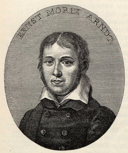 Portrett av Ernst Moritz Arndt 1769-1860.