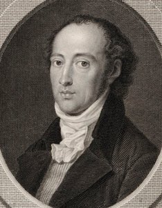 Portrett av komponisten Johann Anton André 1775-1842, 1800.
