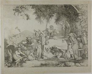 Auksjon av Cupids av Johann Heinrich Ramberg