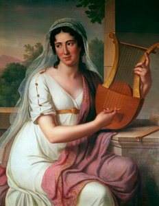 Portrett av Isabella Colbran (olje på lerret