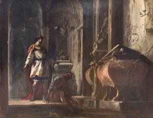 Saul og heksen fra Endor av Johann Heinrich Schonfeldt