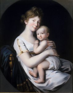 Kronprinsesse Luise av Preussen med kronprins Friedrich Wilhelm IV, 1796