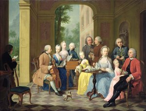 Portrett av familien Timmermann, 1758