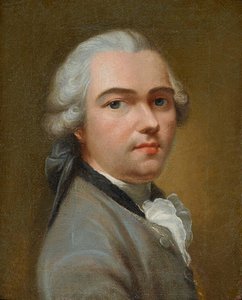 Selvportrett, midten av 1700-tallet.. av Johann Heinrich Tischbein