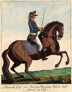 Feltmarskalk generalissimo prins Alexander Suvorov 1729-1800, ca. 1790.