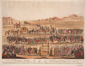 Sultan Selim IIIs inntreden i sabelen 13. april 1789, 1789