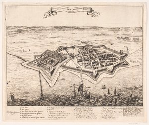 Byen og Castel Landskron erobret av I.K.M Cristiano Quinto Anno 1676