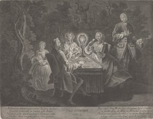 Lombre-spillet av Johann Jacobus Haid