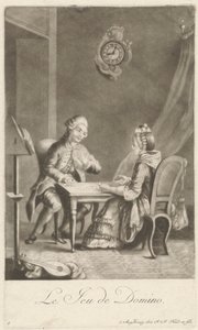 Domino-spillet av Johann Jacobus Haid
