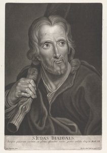 St. Judas Thaddeus av Johann Jacobus Haid