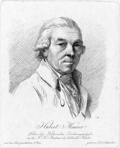 Avbildet person: Hubert Maurer av Johann Jakob Laurenz Billwiller
