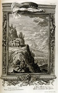 Aron og Hur støtter Moses hånd på Sinai, da israelittene flyktet inn i Sinai, utvandring fra Egypt