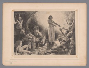 Kristus i underverdenen Kristus i Holle Syv mystiske representasjoner (serietittel) av Johann Jakob Weber