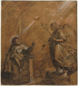 Bebudelsen, siste tredje 1600-tallet. av Johann Jakob von Sandrart
