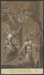 Bebudelsen, slutten av 1600-tallet. av Johann Jakob von Sandrart