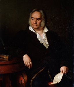 Portrett av poeten Ivan A Krylov, 1832 av Johann Leberecht Eggink