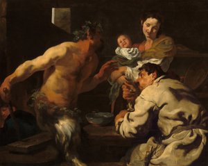 Satyren og bonden, muligens ca. 16231626.