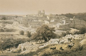 Bethany. Etsning av Bernatz et alii - Steinkopk J.F. Redaktør av Johann Martin Bernatz