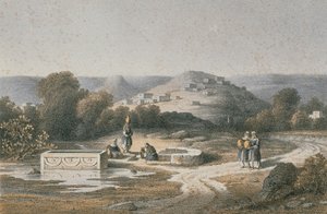 Cana. Etsning av Bernatz et alii - Eisenblätter, R. Editore av Johann Martin Bernatz