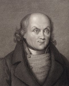 Portrett av Hans Georg Nägeli 1773-1836. av Johann Martin Esslinger