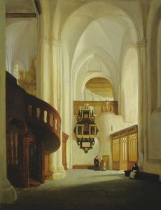 Interiør i St. Nicholas-kirken, 1831