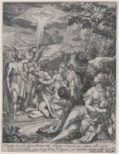 Kristi dåp av Johann Matthias Kager