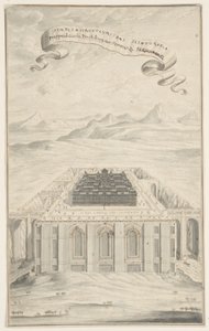 Studie for The Temple in Jerusalem, Plate 424, Physica Sacra