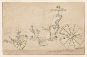 Design for en Cabriolet av Johann Michael Hoppenhaupt II