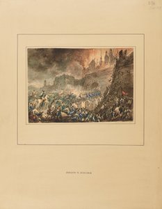 Storming av Wien ved Stubentor av den franske hæren i 1809