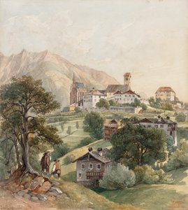 Schenna nær Meran av Johann Nepomuk Passini