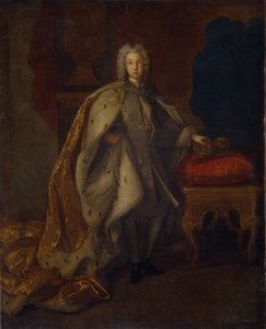 Portrett av tsaren Peter II av Russland 1715-1730, 1728 av Johann Paul Luedden