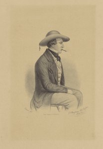 Portrett av Jean Henri de Laat de Kanter av Johann Peter Berghaus
