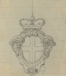 Fontene i ferskenhagen til Upper Belvedere: detalj av Johann Peter Krafft
