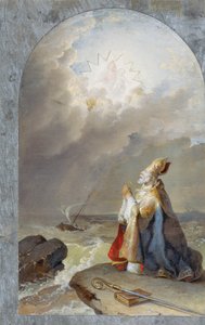 Der Heilige Spyridon av Johann Peter Krafft