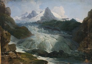 Rhônebreen av Johann Peter Krafft