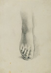 Fotstudie for "Arindal og Daura" av Johann Peter Krafft