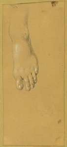 Fotstudie for "Rüdiger og Angelika" av Johann Peter Krafft