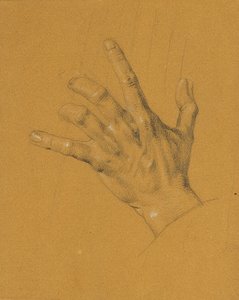 Håndstudie for "Ossian og Malvina" av Johann Peter Krafft